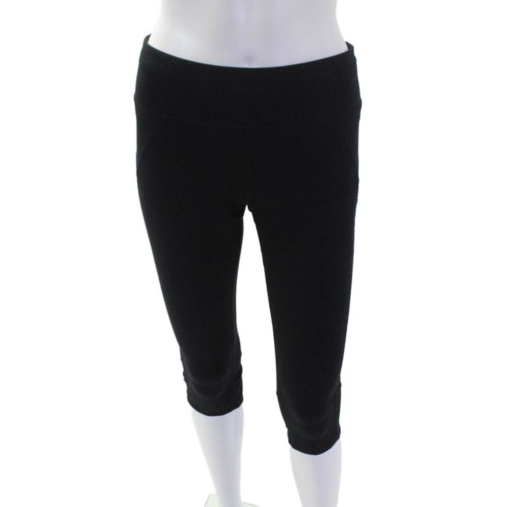 Sweaty Betty Womens Capri Cropped Black Leggings Size S